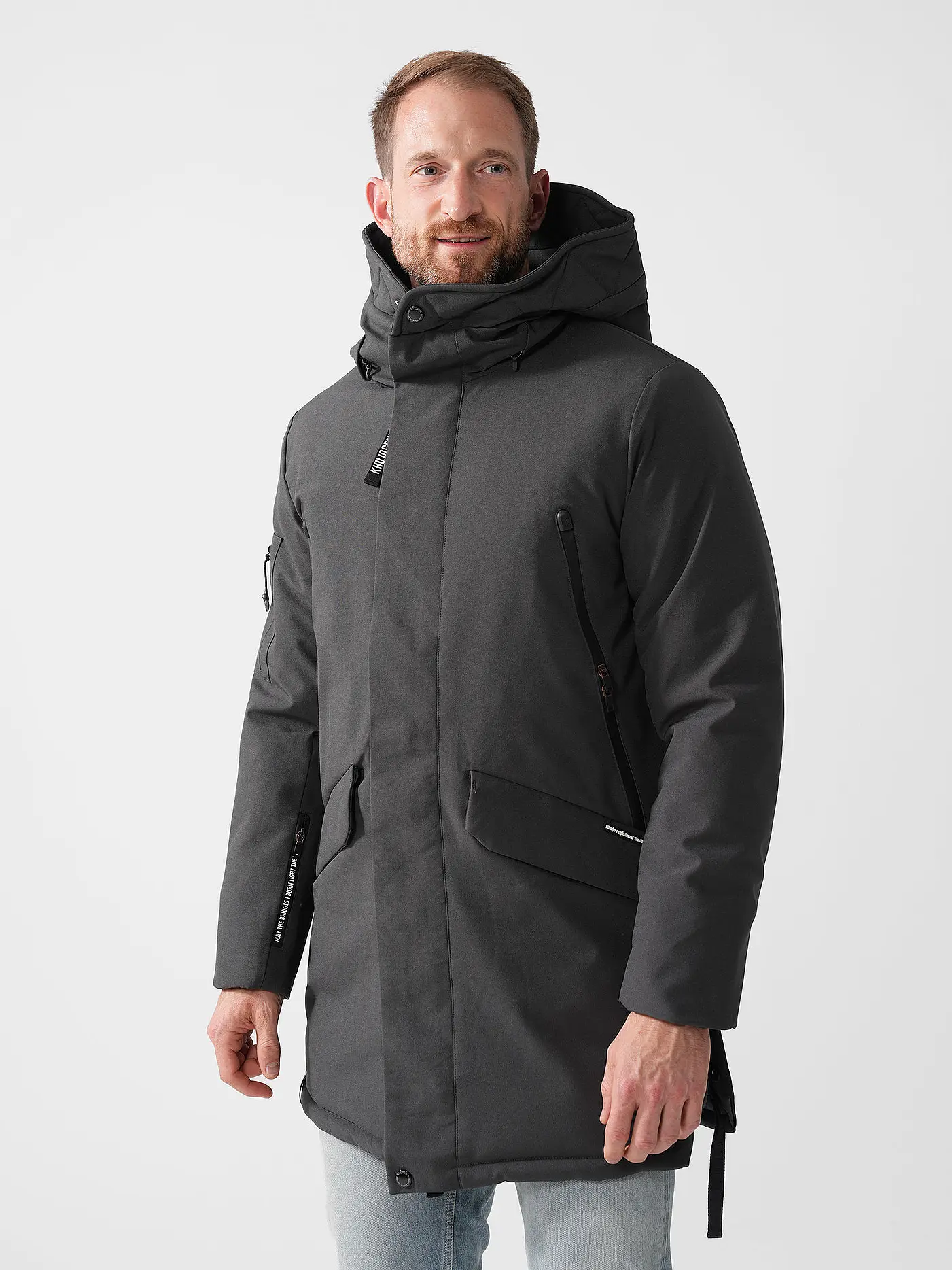 KHUJO | Parka CARL2 | grau