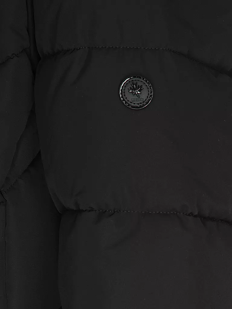 KHUJO | Steppmantel DARKA 2 | schwarz