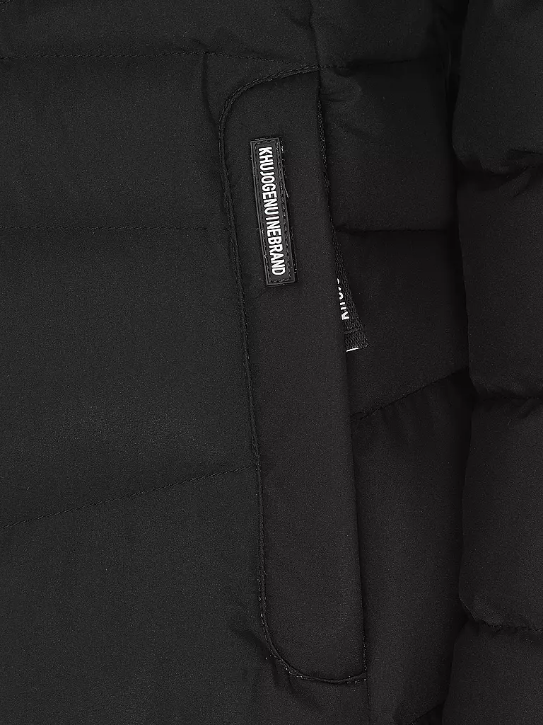 KHUJO | Steppmantel INGRAM 4 | schwarz