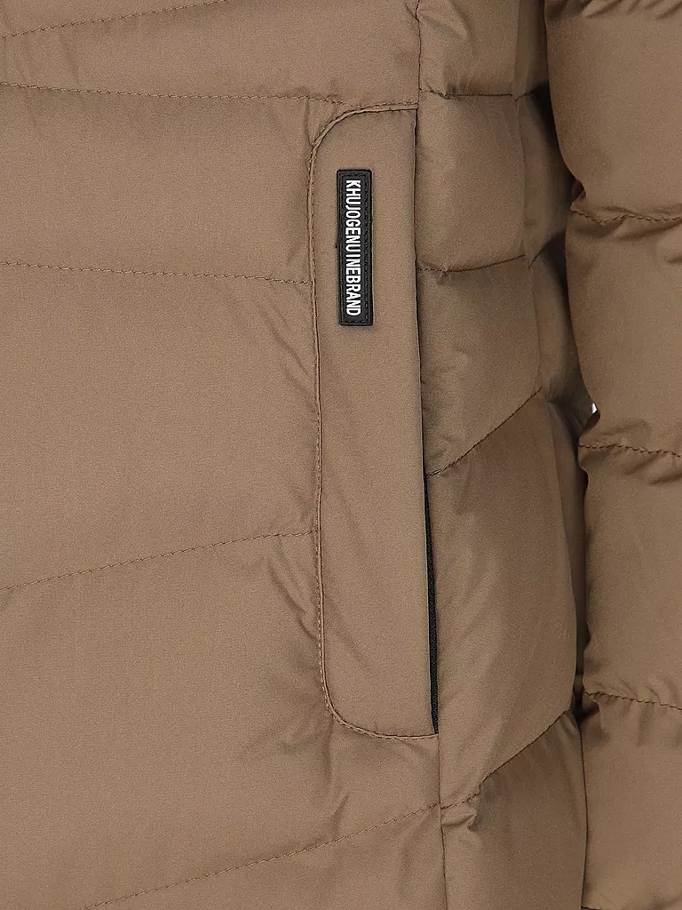 KHUJO | Steppmantel INGRAM 4 | braun