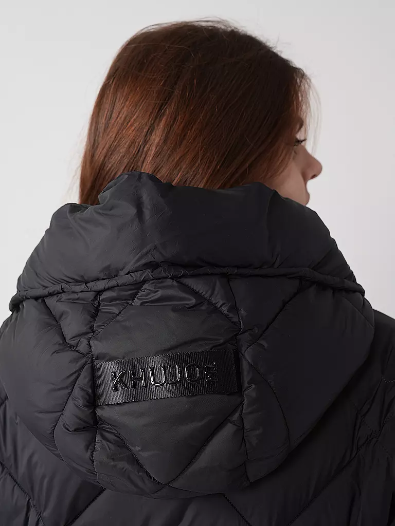 KHUJO | Steppmantel SALIA | schwarz