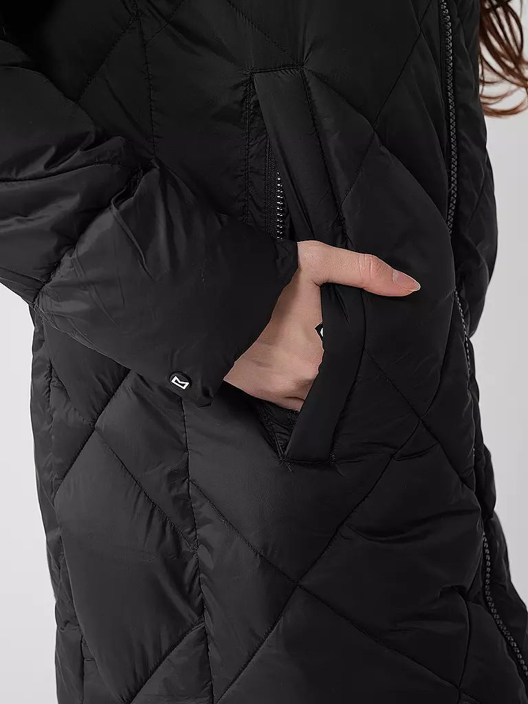 KHUJO | Steppmantel SALIA | schwarz