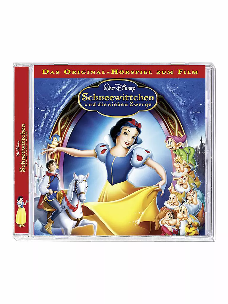 KIDDINX MEDIA | CD Hörbuch - Walt Disney -Schneewittchen und die Sieben Zwerge | transparent