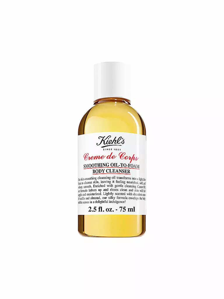 KIEHL'S | Creme de Corps Smoothing OIl-to-Form Body Cleanser 75ml | keine Farbe
