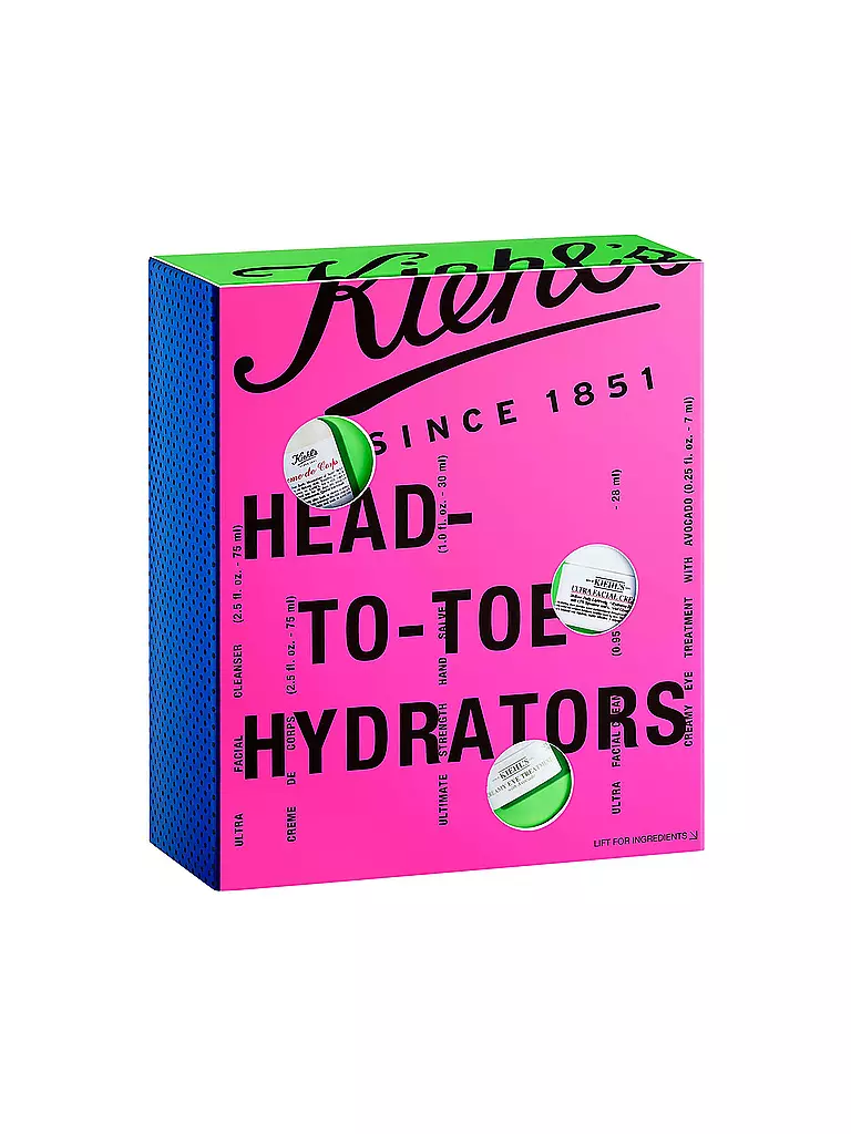 KIEHL'S | Geschenkset - Head To Toe Hydrators Set 125ml / 30ml / 28ml / 7ml  | keine Farbe