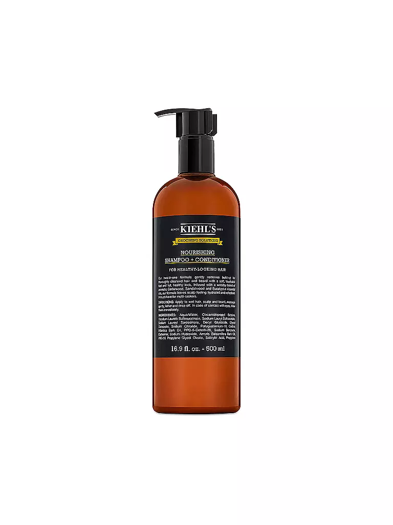 KIEHL'S | Grooming Solutions Healthy Hair Nourishing Scalp Shampoo / Conditioner 500ml | keine Farbe