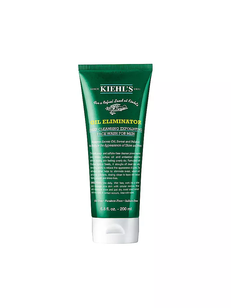 KIEHL'S | Oil Eliminator Deep Cleansing Exfoliating Face Wash 75ml | transparent