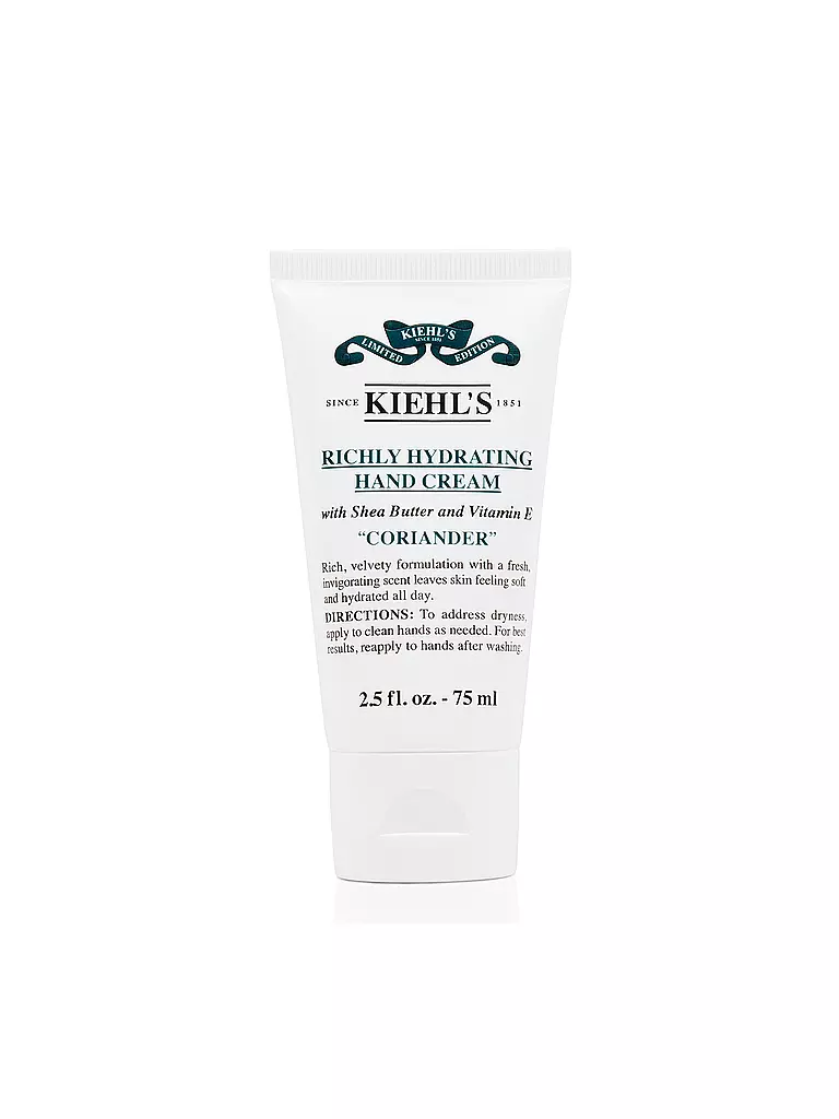 KIEHL'S | Richly Hydration Hand Cream 75ml (Coriander) | keine Farbe