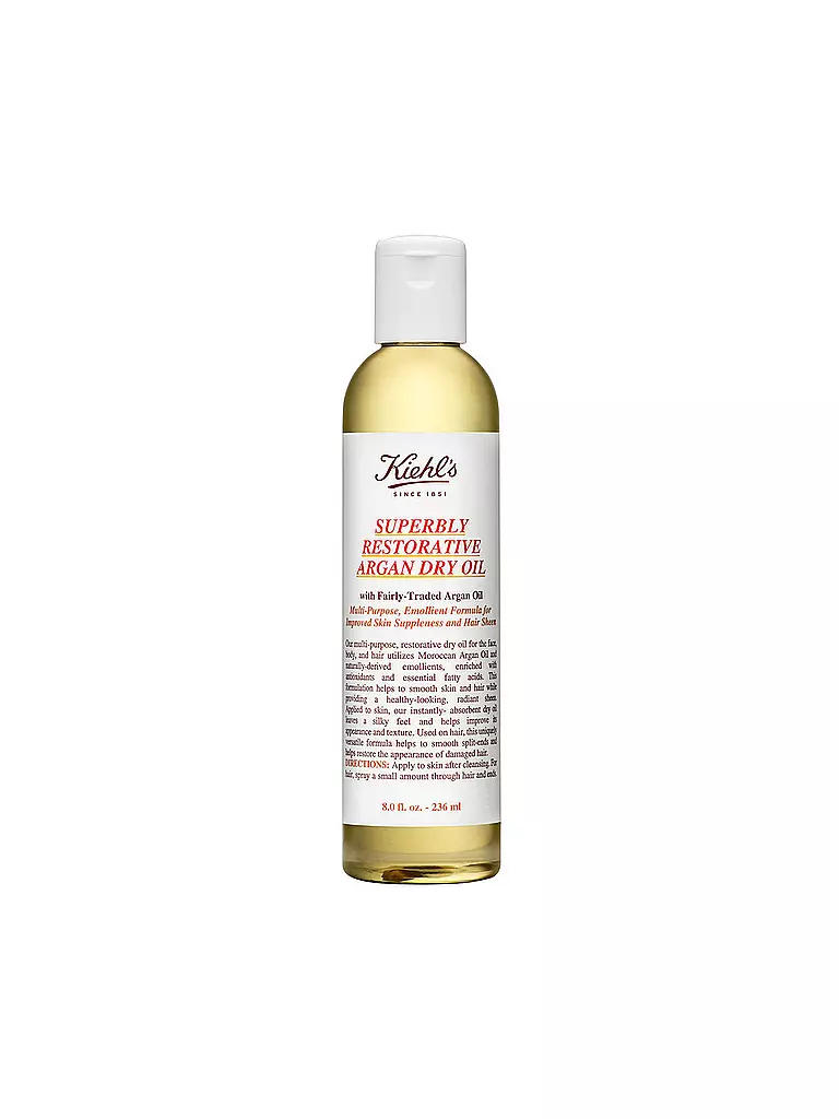 KIEHL'S | Superbly Restorative Argan Dry Oil 125ml | transparent
