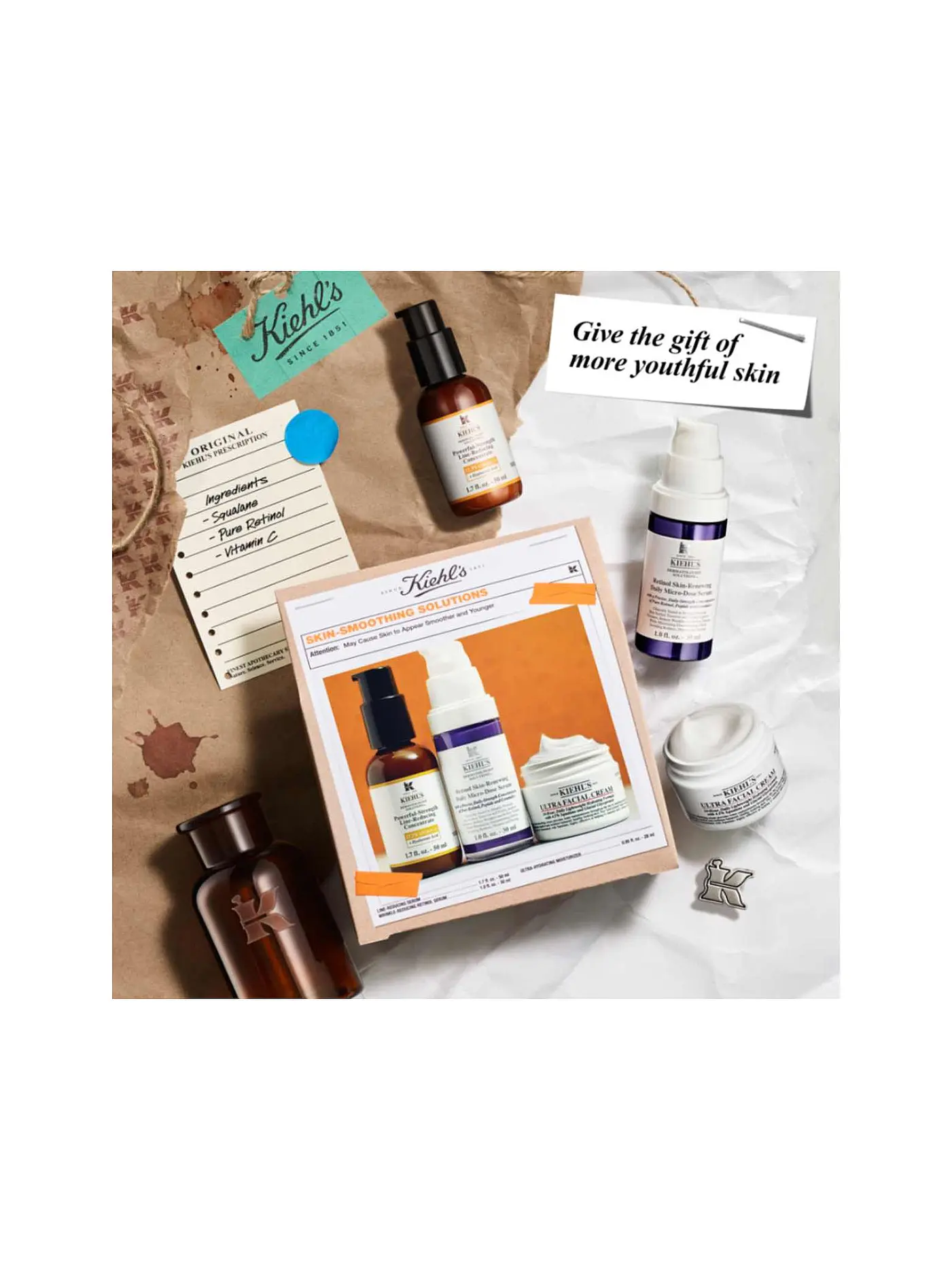 KIEHL'S | Geschenkset - Skin-Smoothing Solutions Set 50ml / 30ml / 28ml | keine Farbe