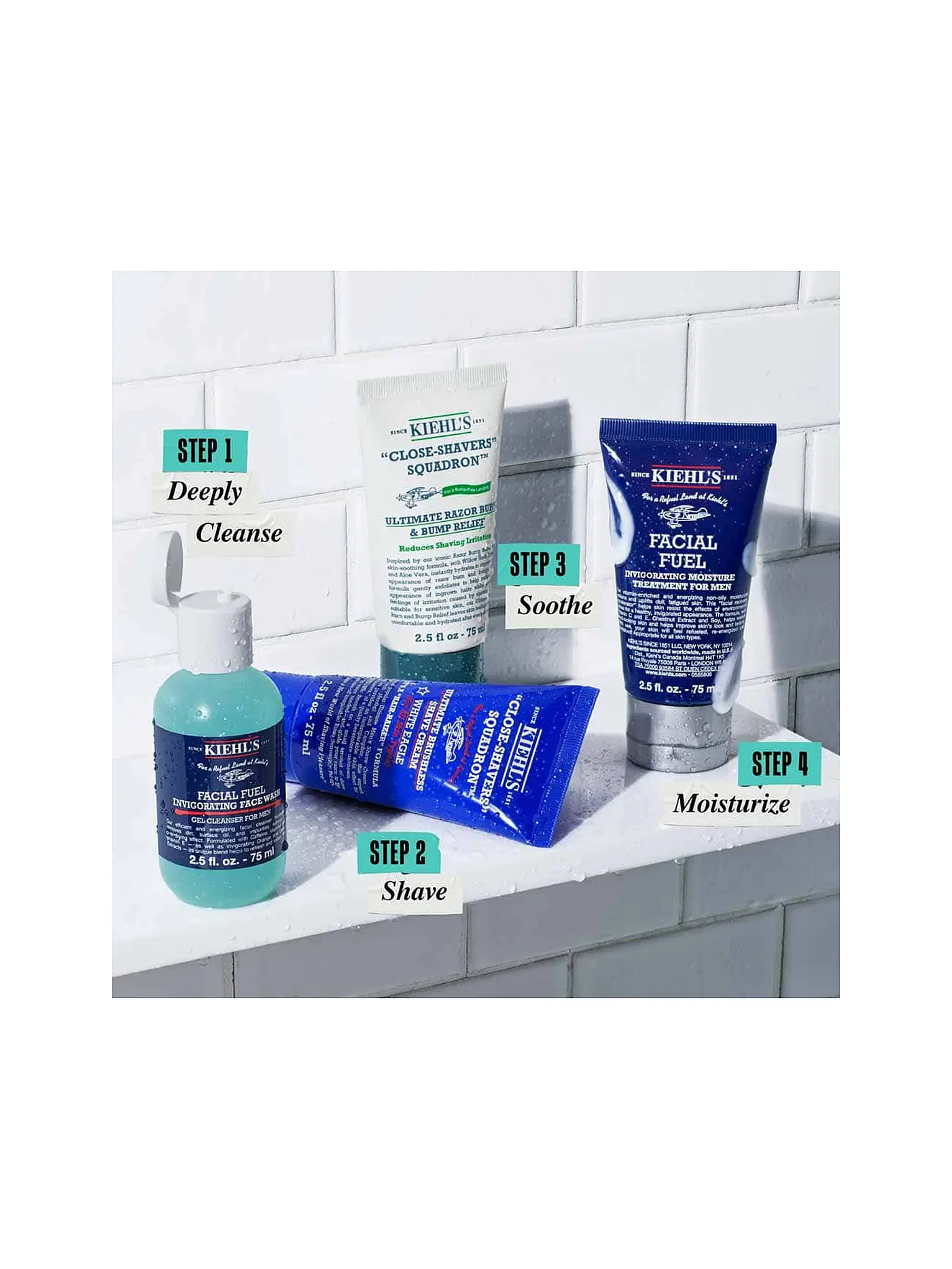 KIEHL'S | Geschenkset -The Grooming Regimen Set 4x75ml | keine Farbe