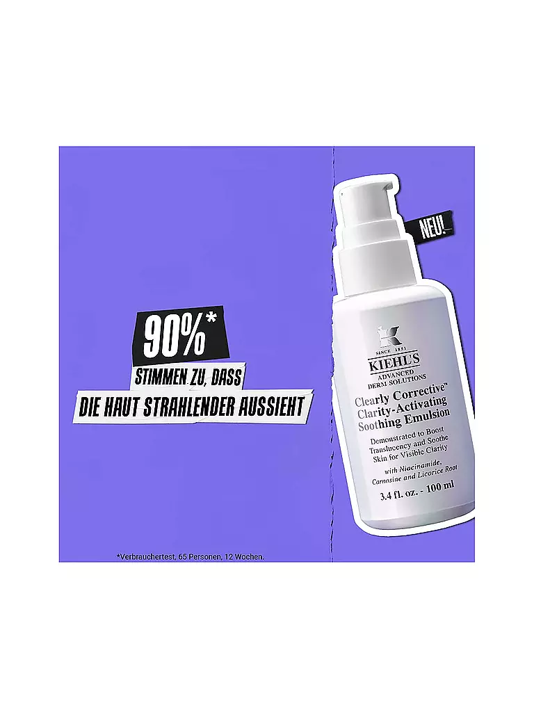 KIEHL'S | Gesichtscreme - Clearly Corrective Clarity-Activating Soothing Emulsion 100ml | keine Farbe