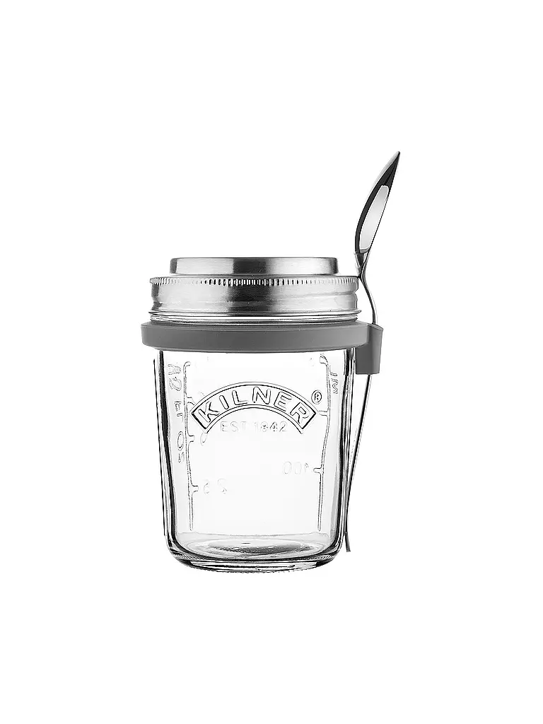 KILNER | Breakfast to go jar 350ml | transparent