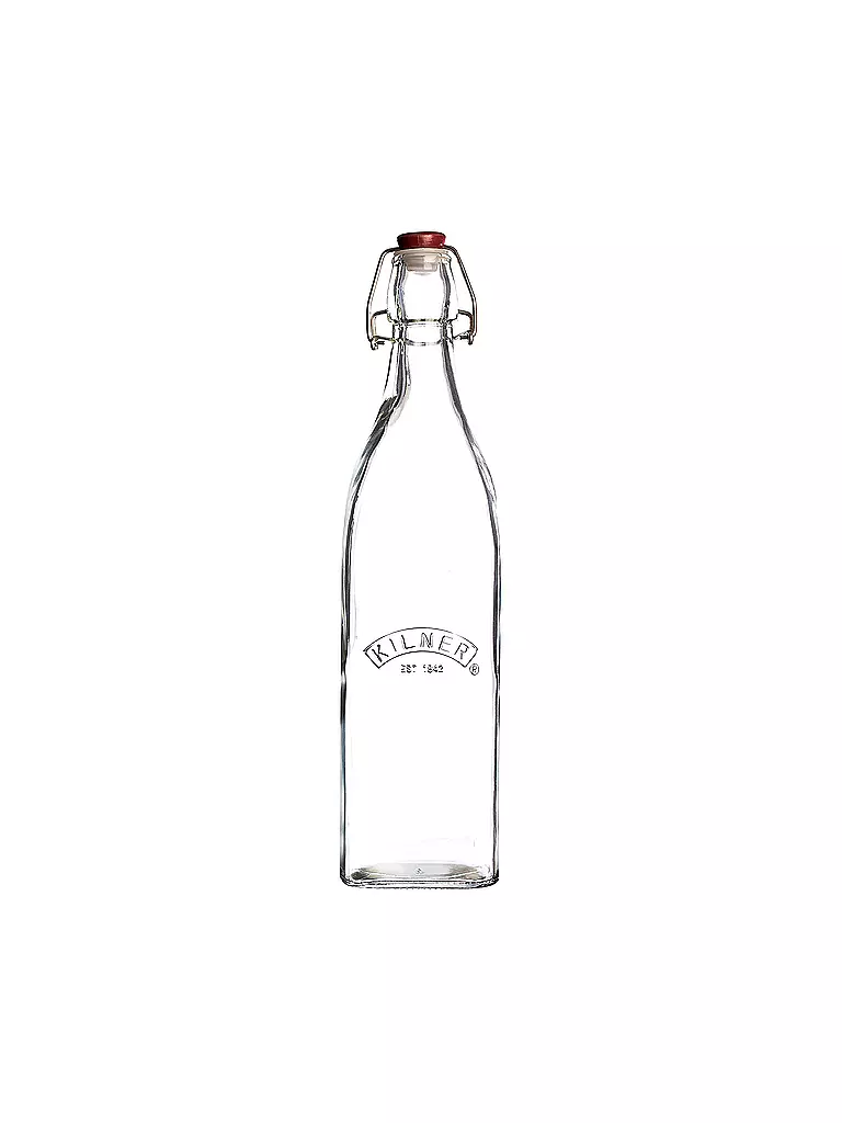 KILNER | Drahtbügelflasche 1l | silber