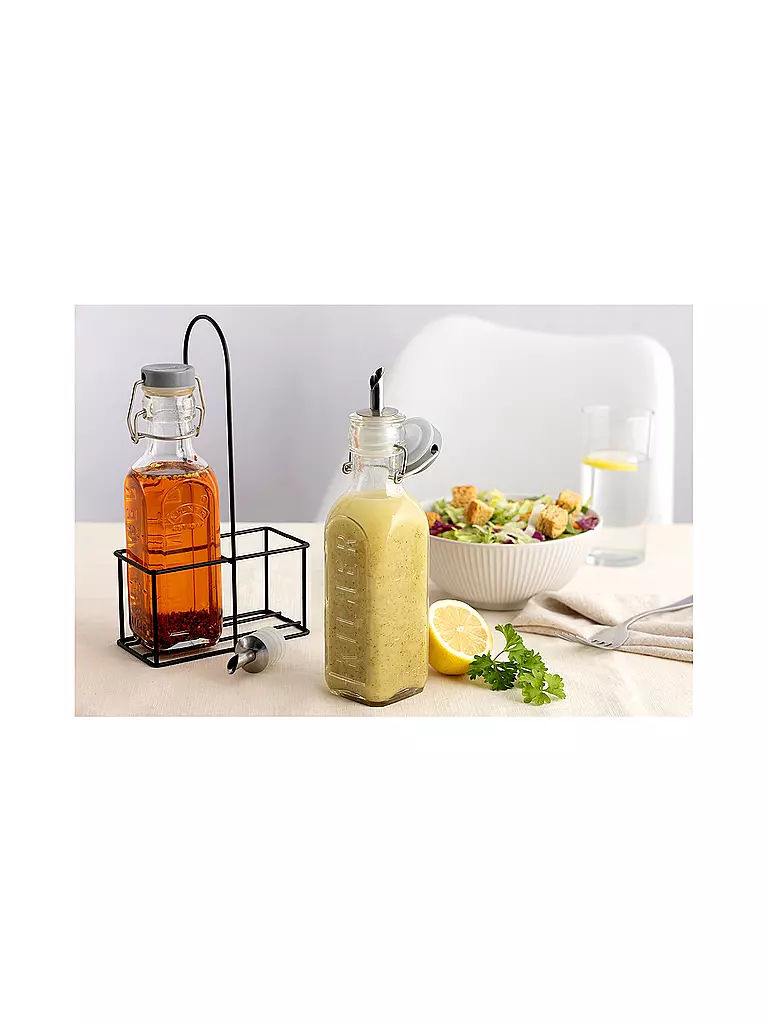 KILNER | Flaschenset Essig/Öl 2x0,3l  | transparent