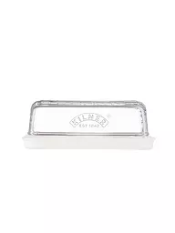 KILNER | Käsedose 23,5x15,5cm Keramik/Glas | weiss