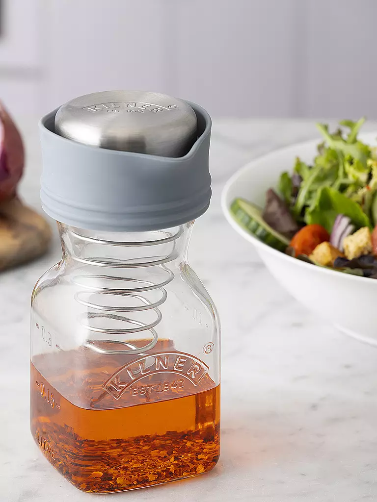 KILNER | Salatdressing Zubereiter 0,5l | transparent