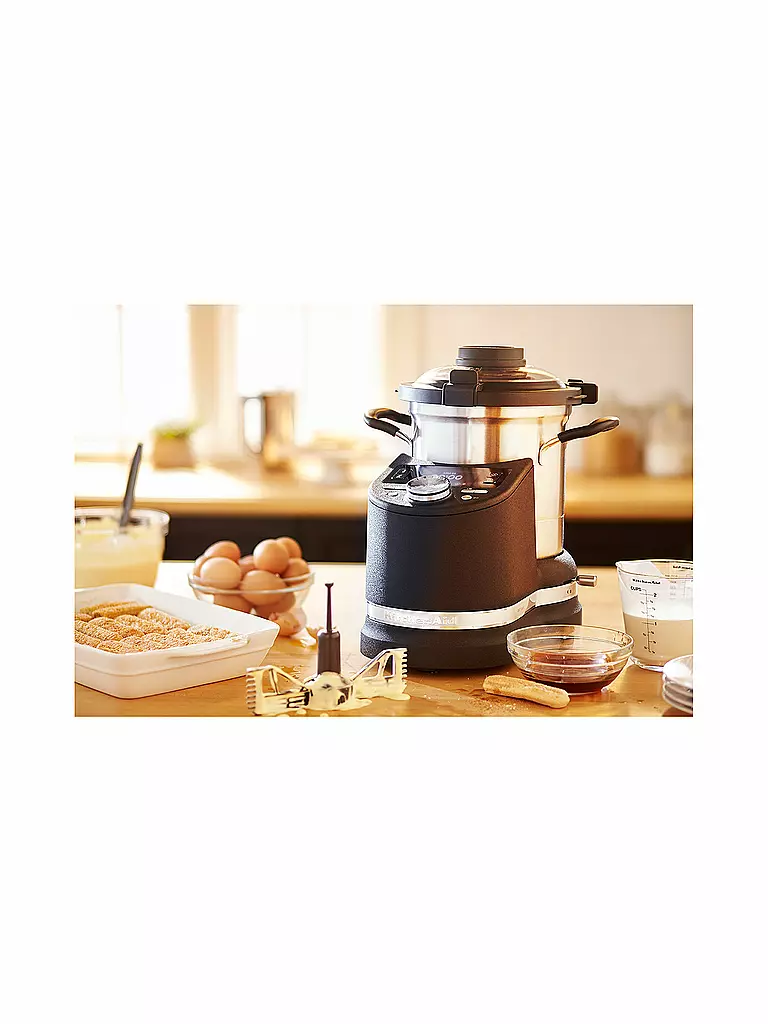 KITCHENAID | Cook Processor mit integrierter Waage Artisan 5KCF0201ECBK Schwarz | schwarz