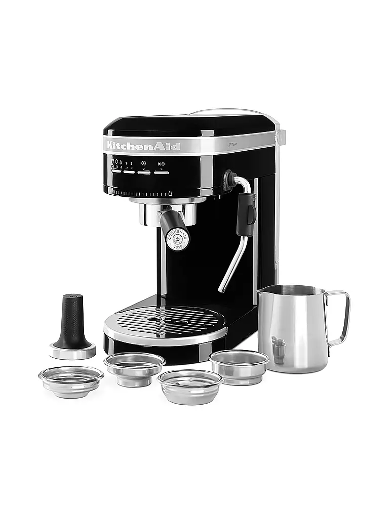 KITCHENAID | Espressomaschine Artisan 5KES6503OB Onyx Schwarz | schwarz