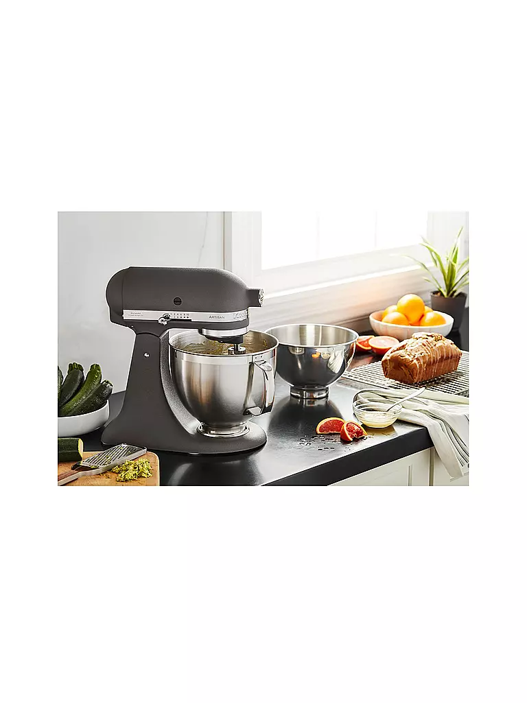 KITCHENAID | Küchenmaschine Artisan 4,8l 5KSM185PSECM Purpur Rot | grau