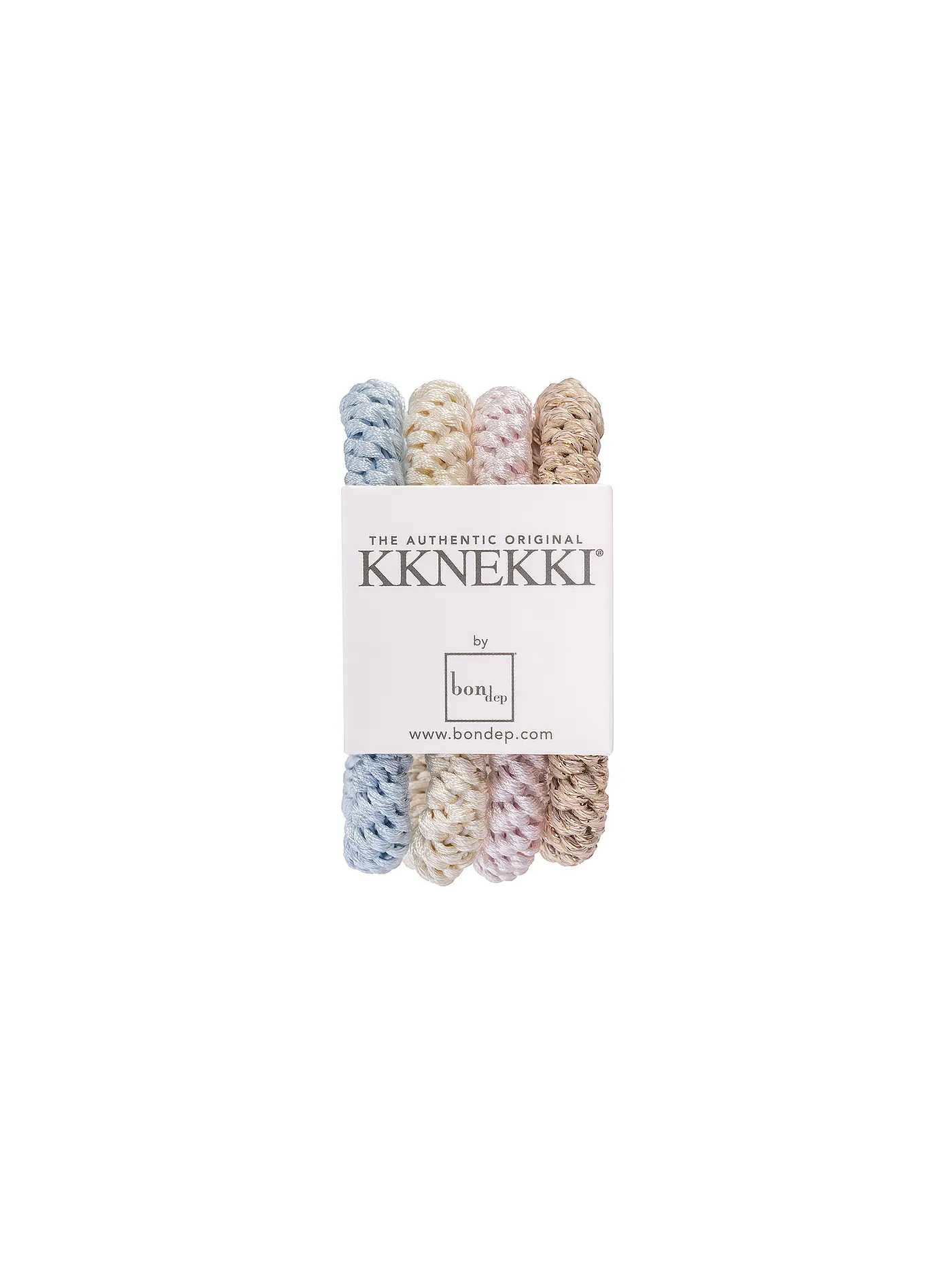 KKNEKKI | Haargummi 4er Pkg BUNDLE 37 | beige