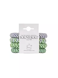 KKNEKKI | Haargummi 4er Pkg BUNDLE 18 | hellgrün