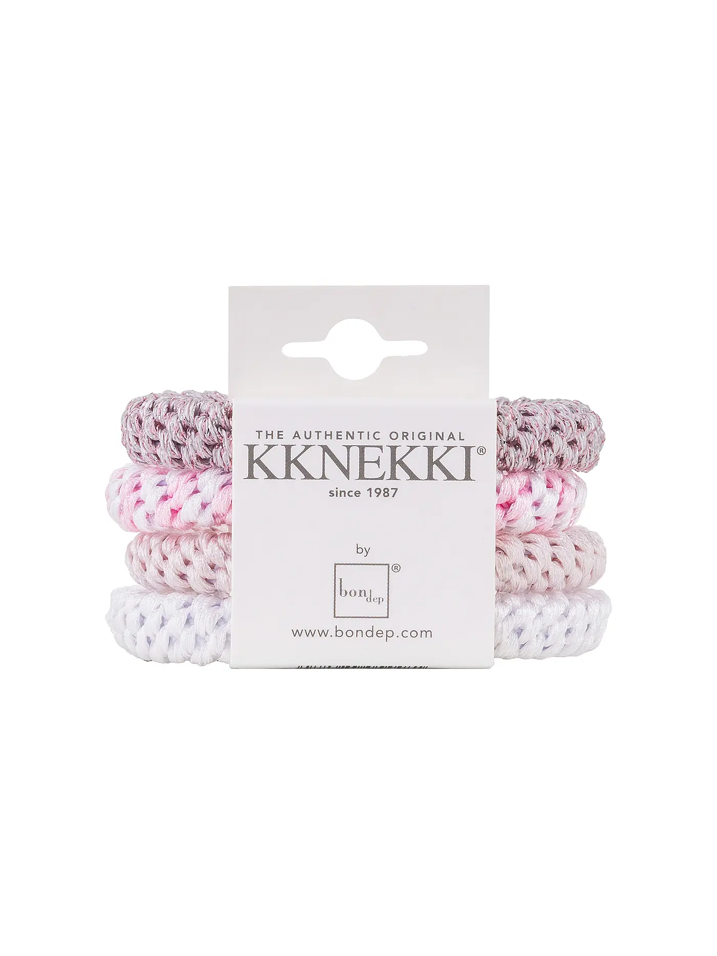 KKNEKKI | Haargummi 4er Pkg BUNDLE 5 | rosa