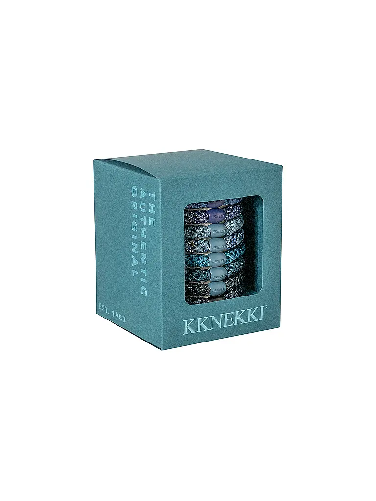 KKNEKKI | Haargummi 8er Pkg. ARTIC EDITION | Blau