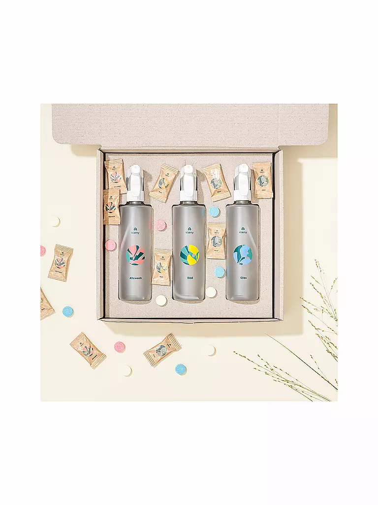 KLAENY | Reinigungsmittel Starter Set | bunt