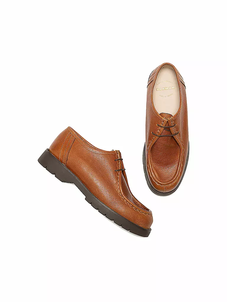 KLEMAN | Schnürschuh - Derbie PADROR G VGT | camel