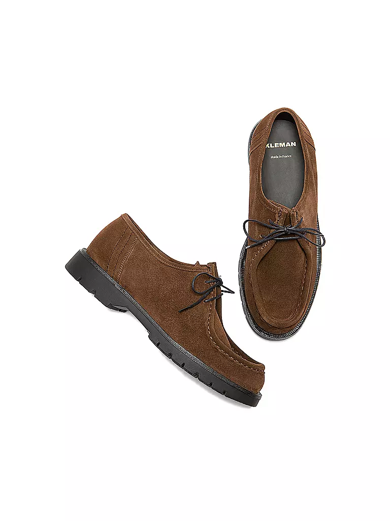 KLEMAN | Schnürschuh PADROR | braun