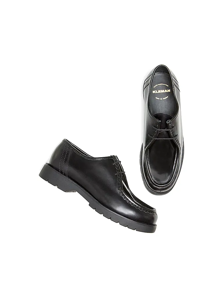 KLEMAN | Schnürschuhe PADROR B2 PATENT | Schwarz