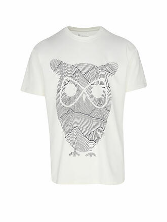 KNOWLEDGE COTTON APPAREL | T-Shirt OWL LINES