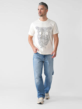 KNOWLEDGE COTTON APPAREL | T-Shirt OWL LINES