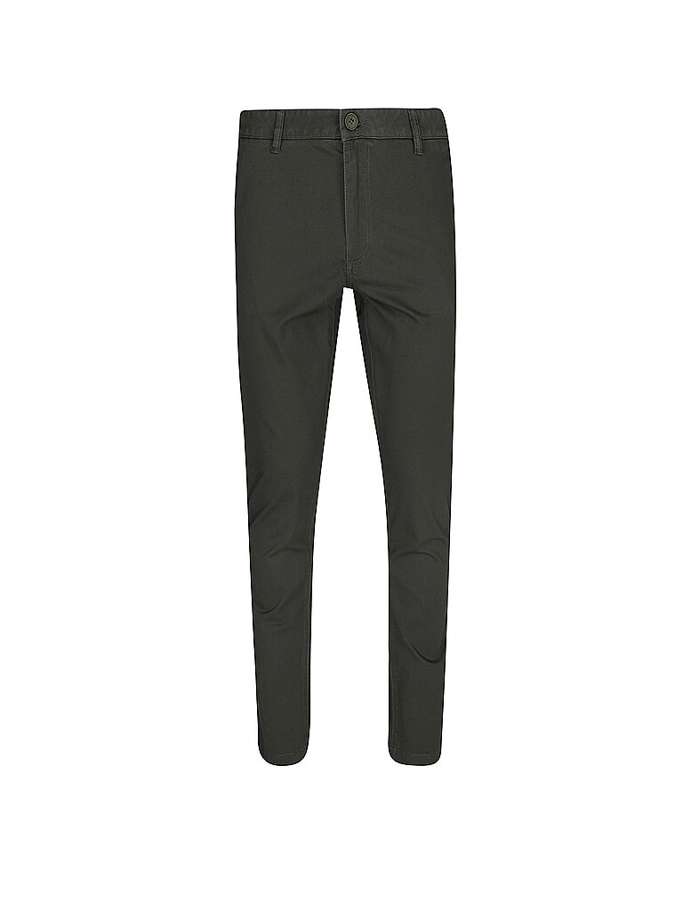 KNOWLEDGE COTTON APPAREL Chino LUCA dunkelgrün | 33/L32