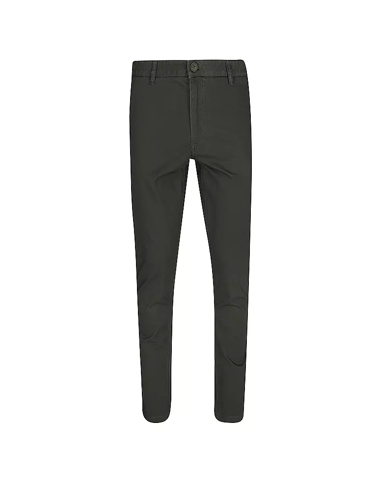 KNOWLEDGE COTTON APPAREL | Chino LUCA | dunkelgrün