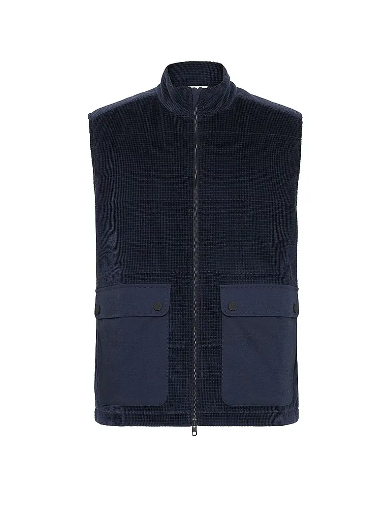 KNOWLEDGE COTTON APPAREL | Cordgilet | Blau