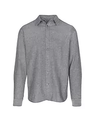 KNOWLEDGE COTTON APPAREL | Flanellhemd Slim Fit | grau
