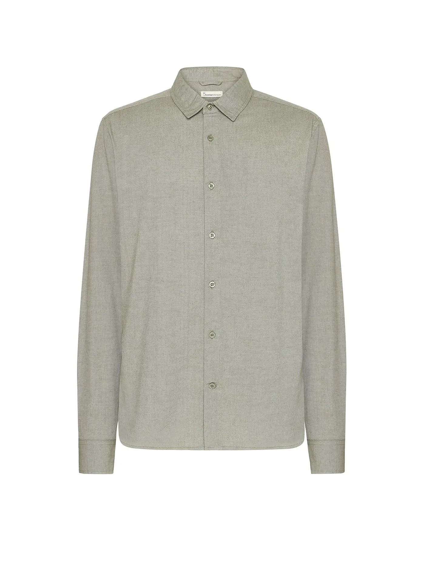 KNOWLEDGE COTTON APPAREL | Hemd Regular Fit  | olive