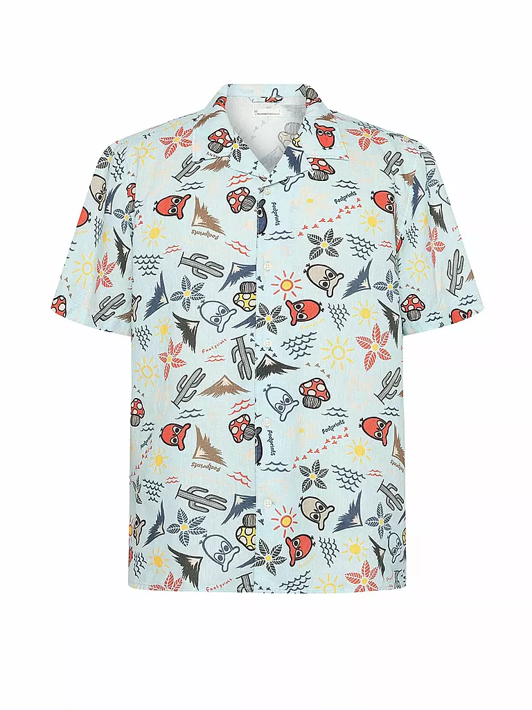 KNOWLEDGE COTTON APPAREL | Hemd Regular Fit  | türkis