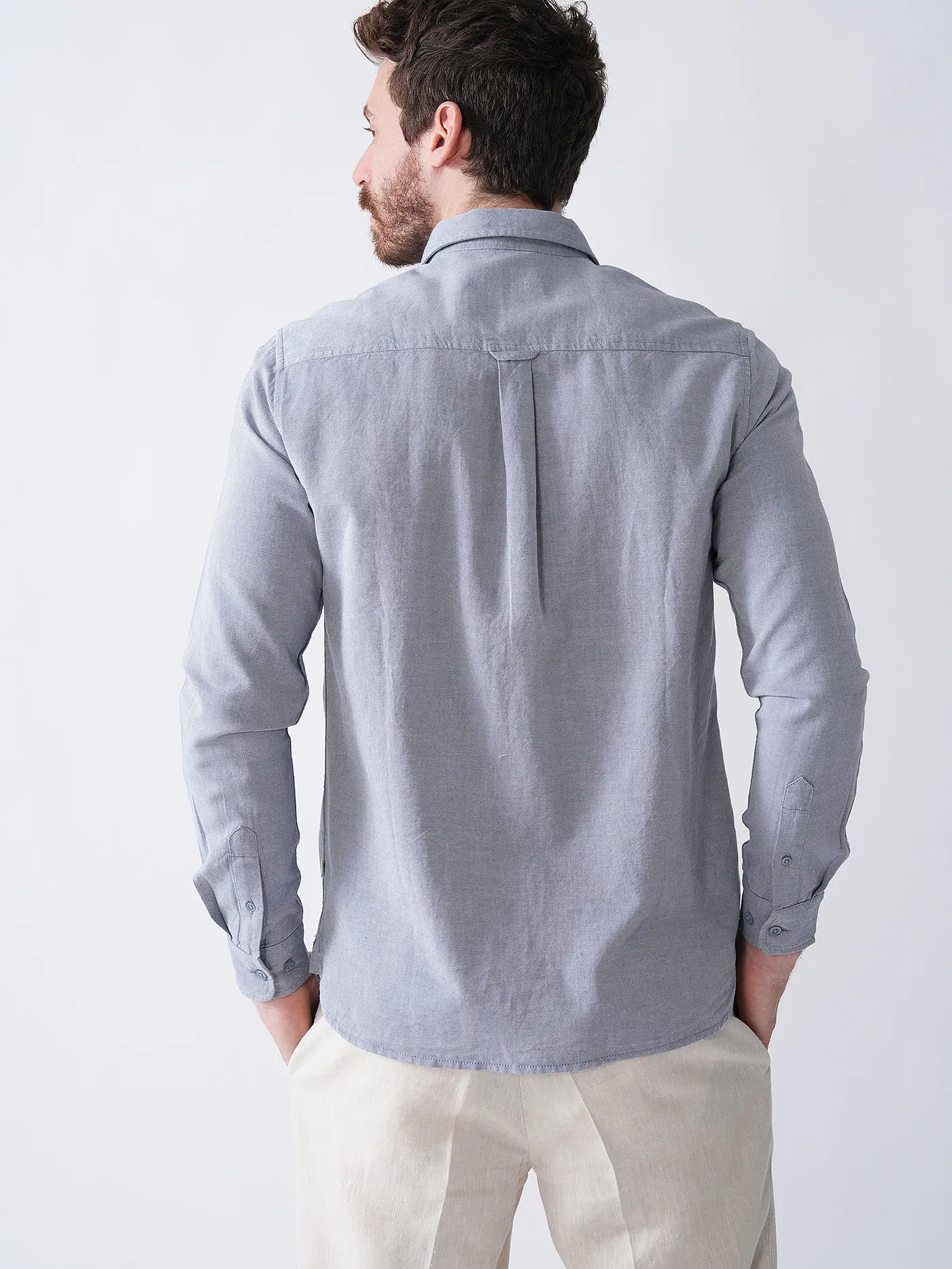 KNOWLEDGE COTTON APPAREL | Hemd Regular Fit  | blau