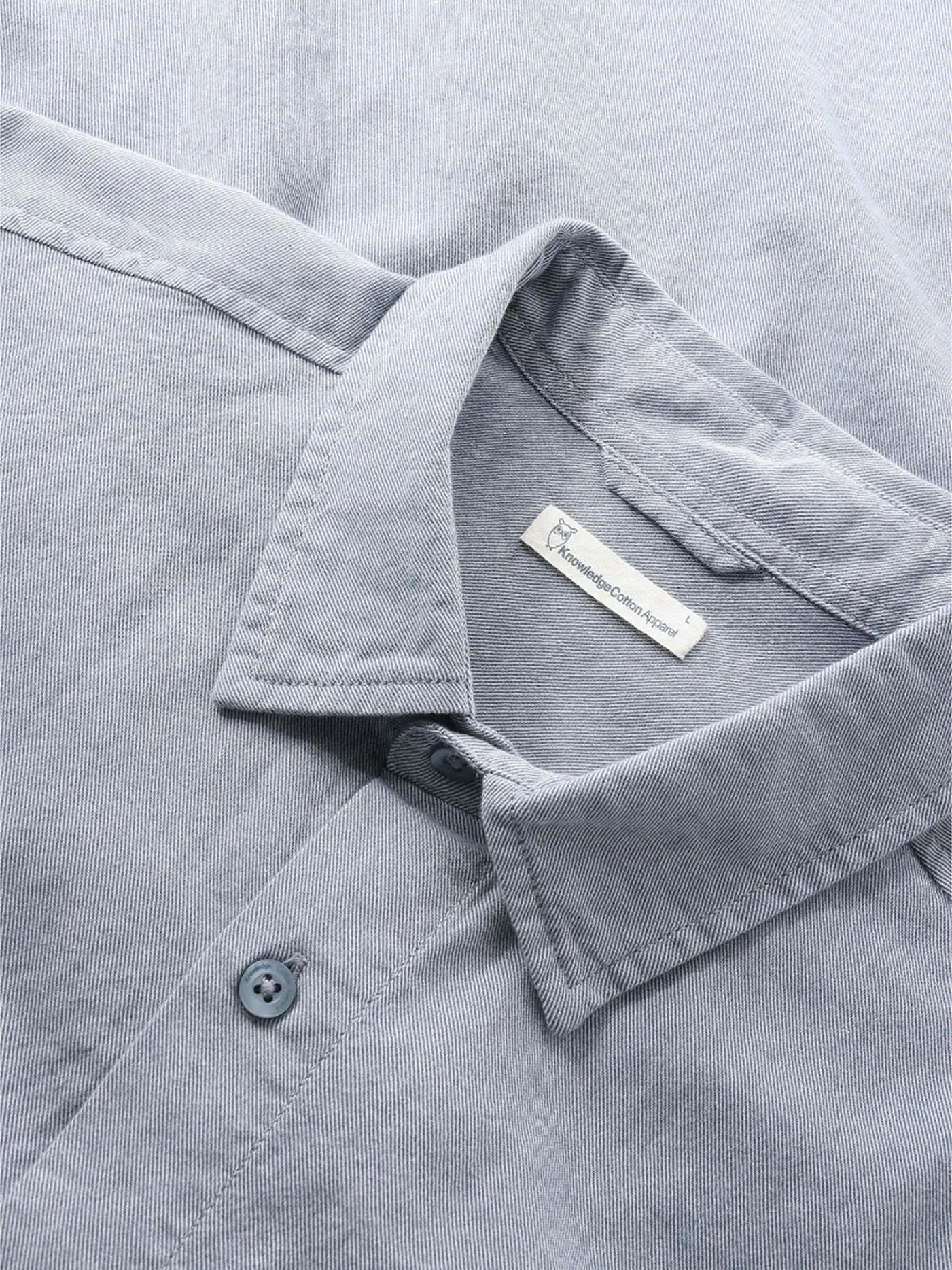 KNOWLEDGE COTTON APPAREL | Hemd Regular Fit  | blau