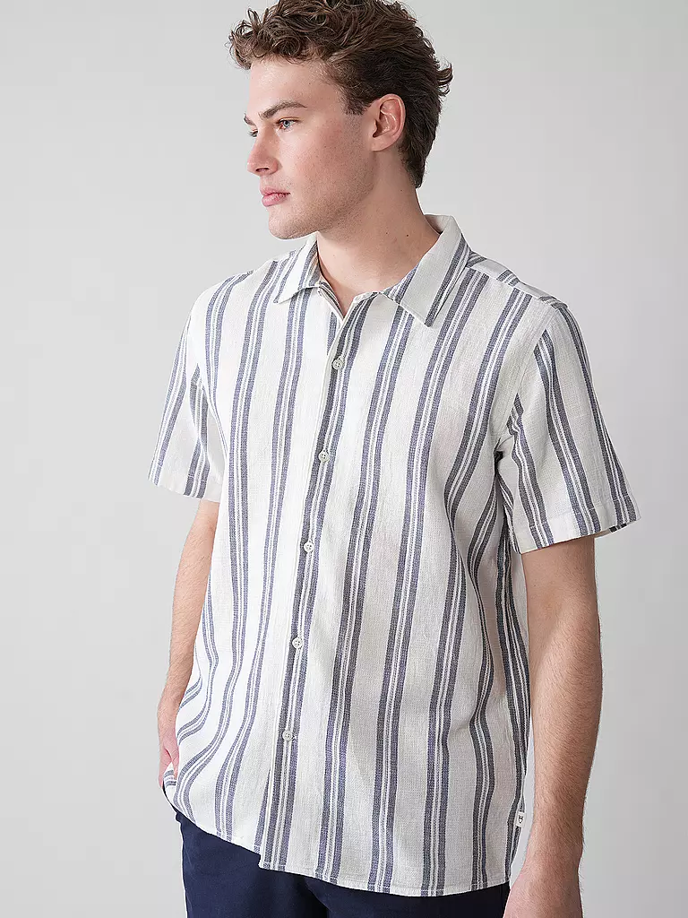 KNOWLEDGE COTTON APPAREL | Hemd Regular Fit | blau