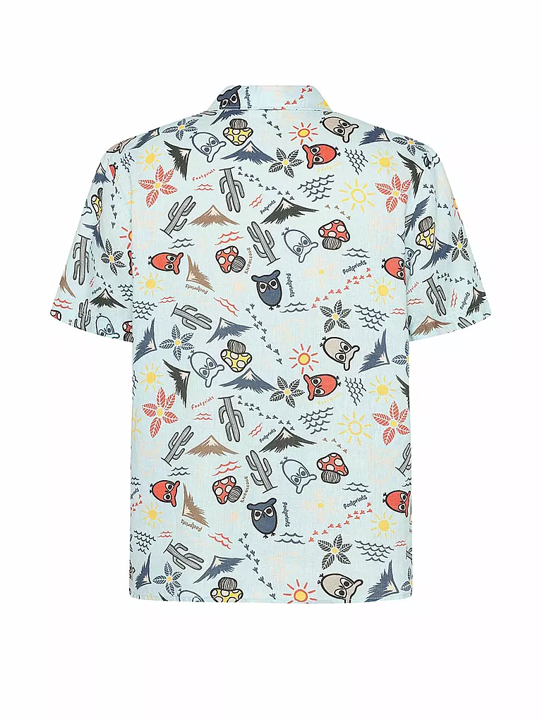 KNOWLEDGE COTTON APPAREL | Hemd Regular Fit | türkis