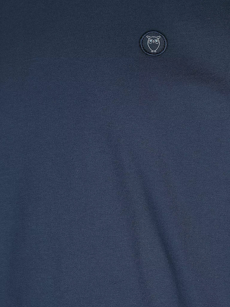 KNOWLEDGE COTTON APPAREL | Langarmshirt Regular Fit | blau