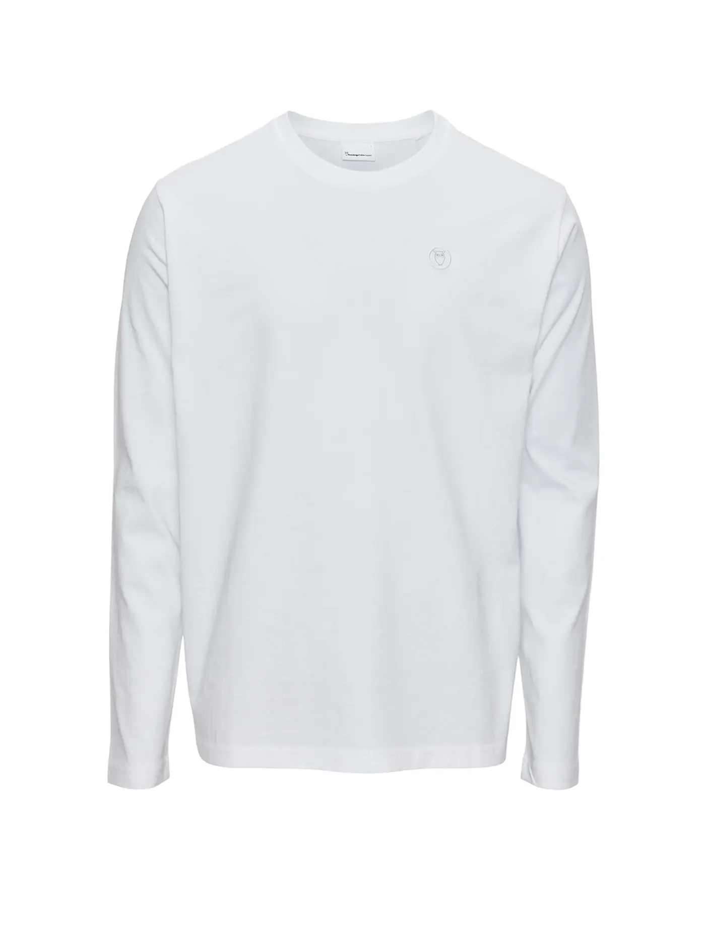 KNOWLEDGE COTTON APPAREL | Langarmshirt  | weiss