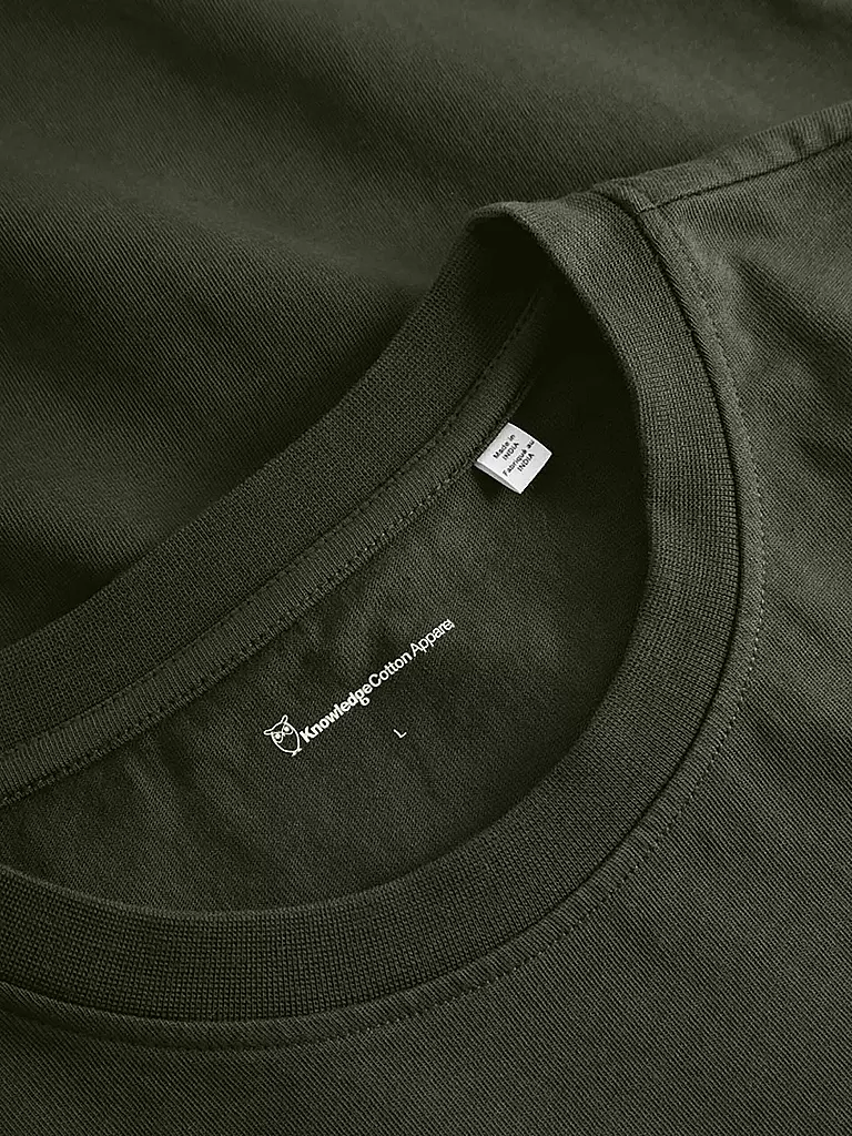 KNOWLEDGE COTTON APPAREL | Langarmshirt | braun