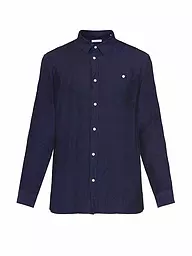 KNOWLEDGE COTTON APPAREL | Leinenhemd | blau