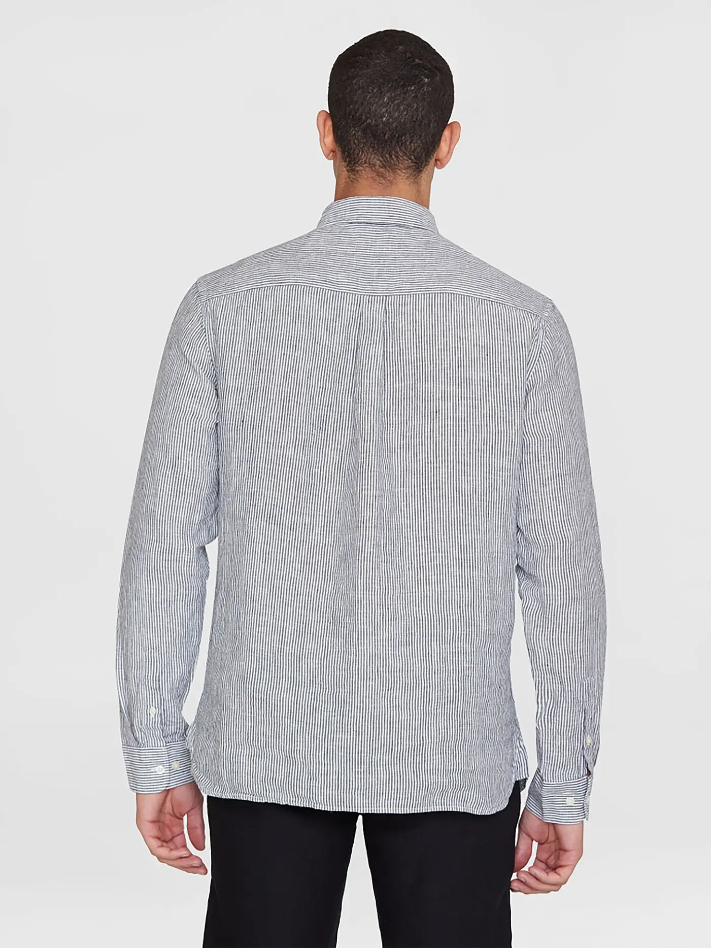 KNOWLEDGE COTTON APPAREL | Leinenhemd | blau