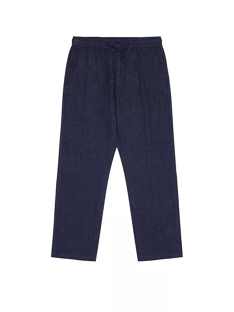 KNOWLEDGE COTTON APPAREL | Leinenhose  | blau